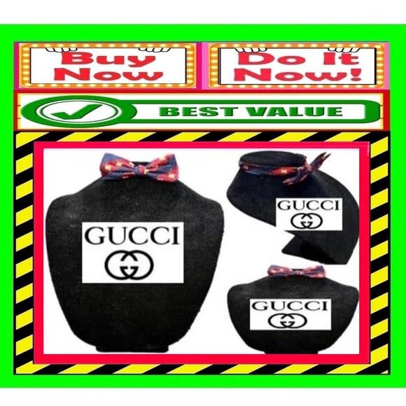 ✅🚨🆕🔴🌸S🌸A🌸L🌸E🌸❗️🌠🆒🔴📢GUCCI Unisex TIE Bee Silk BOW TIE🟢💸BUY NOW❗💸🟢 - Picture 1 of 16